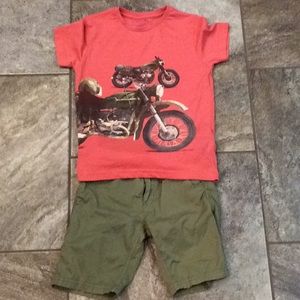 Mayoral shirt and shorts